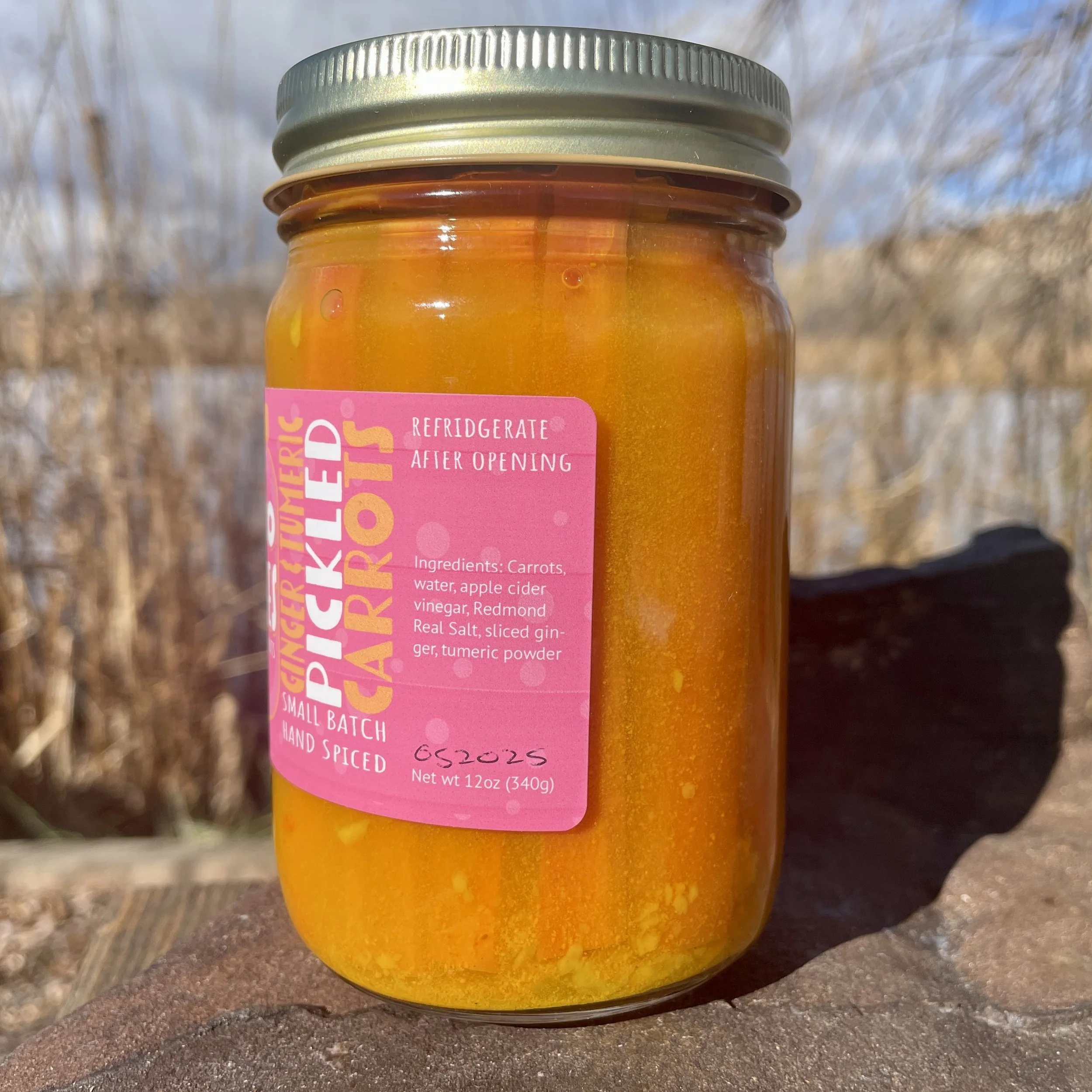 Indigo Pickles ~ Ginger Turmeric Pickled Carrots — Hell's Backbone